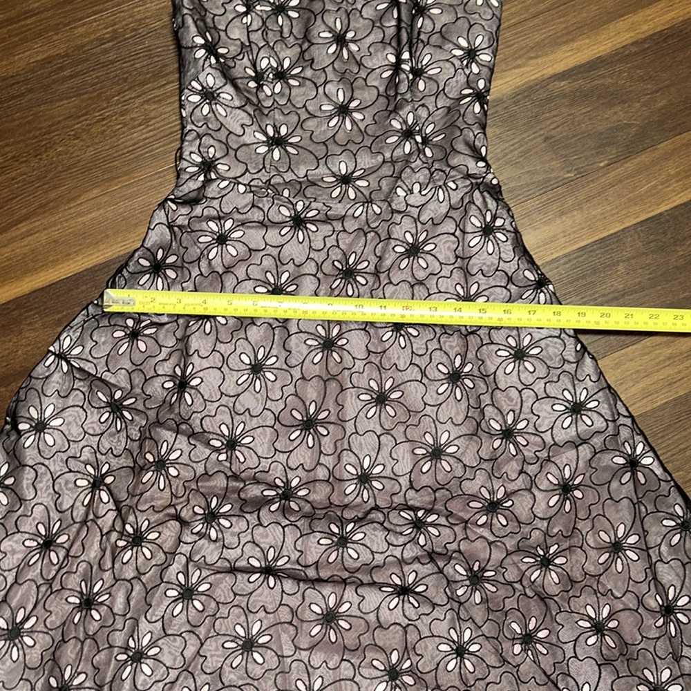 Shoshonna Silk Eyelet Strapless Dress With Pink Tulle Crinoline NEW - Picture 12 of 15